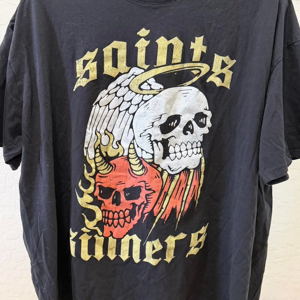 Platinum Saints Sinners Graphic T-Shirt